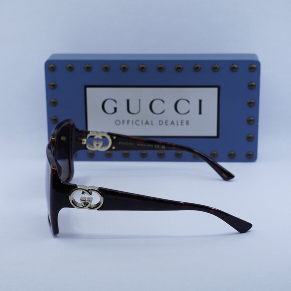 Final Price! Gucci GG1692S 002 Havana Sunglasses - Picture 10 of 12